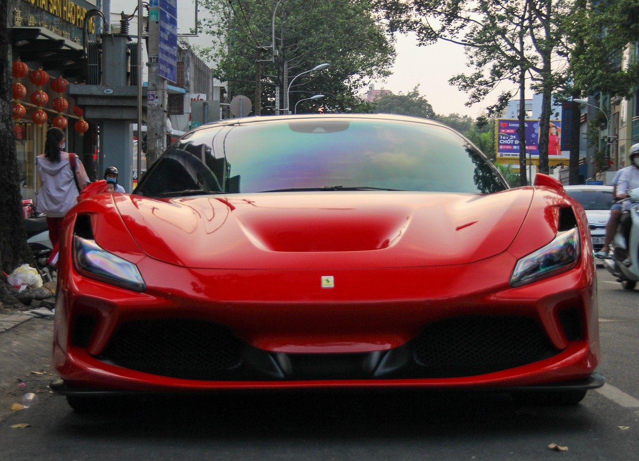 Red Ferrari F8